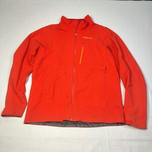 Patagonia Alpine Guide Jacket Mens Large Orange Polartec 83940FA12 Windproof